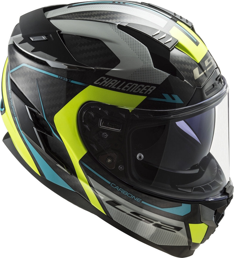 LS2 FF327 CHALLENGER CT2 THORN H-V YELLOW - SECURTEX MOTOR S.L (t/a MaximoMoto)