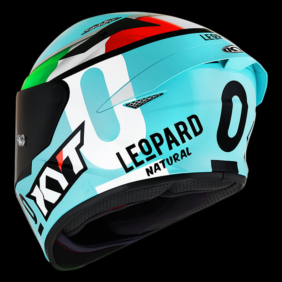 KYT-CASCO TT-COURSE REPLICA LEOPARD TRICOLORE - SECURTEX MOTOR S.L (t/a MaximoMoto)