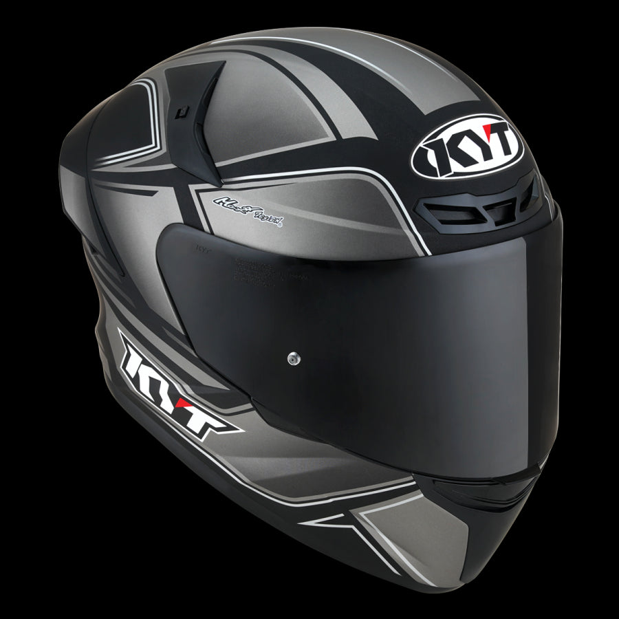 KYT-CASCO TT-COURSE TOURIST MATT COOL GREY - SECURTEX MOTOR S.L (t/a MaximoMoto)