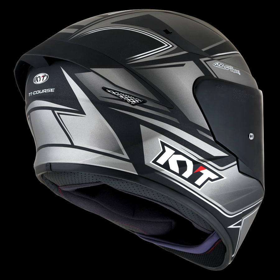 KYT-CASCO TT-COURSE TOURIST MATT COOL GREY - SECURTEX MOTOR S.L (t/a MaximoMoto)