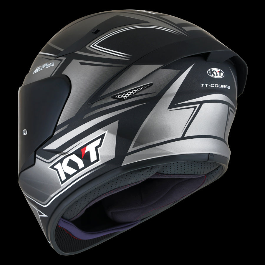 KYT-CASCO TT-COURSE TOURIST MATT COOL GREY - SECURTEX MOTOR S.L (t/a MaximoMoto)