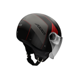 AXXIS-CASCO SQUARE CONVEX B5 ROJO BRILLO