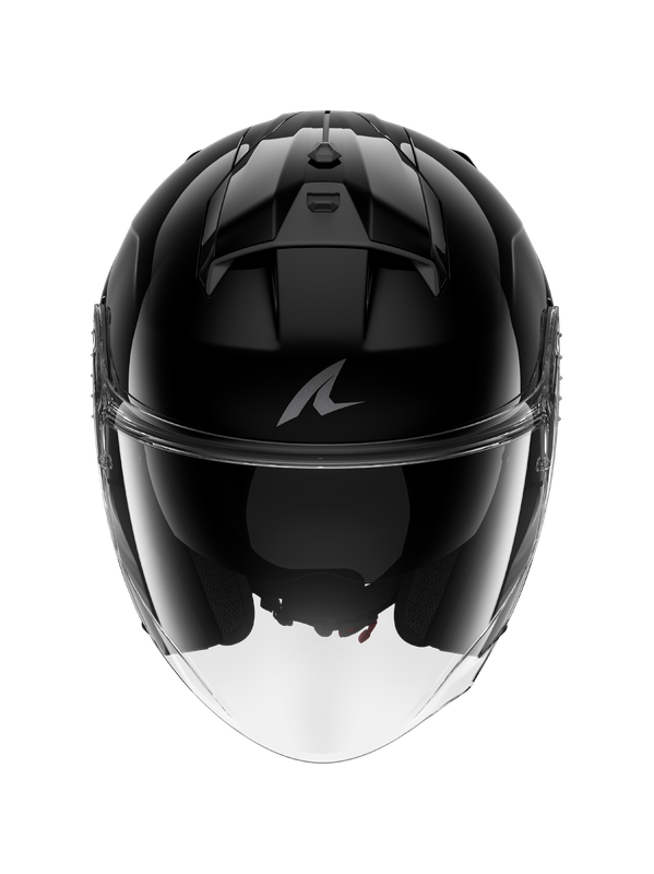 SHARK SKWAL JET BLANK MOTOCICLETA CARA ABIERTA CASCO NEGRO