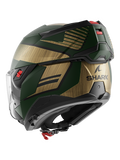 SHARK OXO SIEVE Verde mate cromado dorado modular Casco