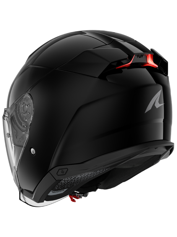 SHARK SKWAL I3 BLANK BICICLETA DEPORTIVO JET CASCO NEGRO