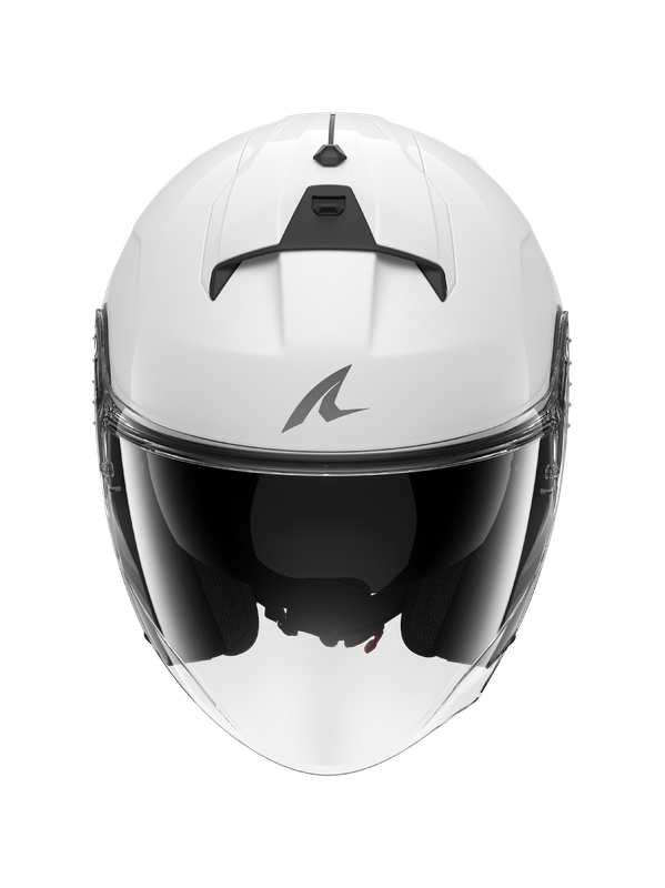 SHARK SKWAL JET BLANK MOTOCICLETA CARA ABIERTA CASCO BLANCO PERLADO