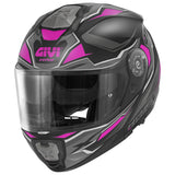 GIVI CASCOS MODULARES HX27F SECTOR NERO/TIT/FUCSIA - SEBF - SECURTEX MOTOR S.L (t/a MaximoMoto)