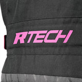 R-TECH Chaqueta Textil Knight Rider (Long) Negro/Fuschia) - SECURTEX MOTOR S.L (t/a MaximoMoto)