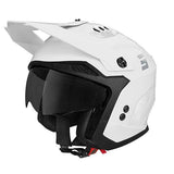 SHOT DROP SOLID CASCO DE MOTO BLANCO BRILLANTE
