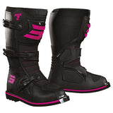 SHOT RACE 2 KID BOTAS DE MOTO NEGRO ROSA