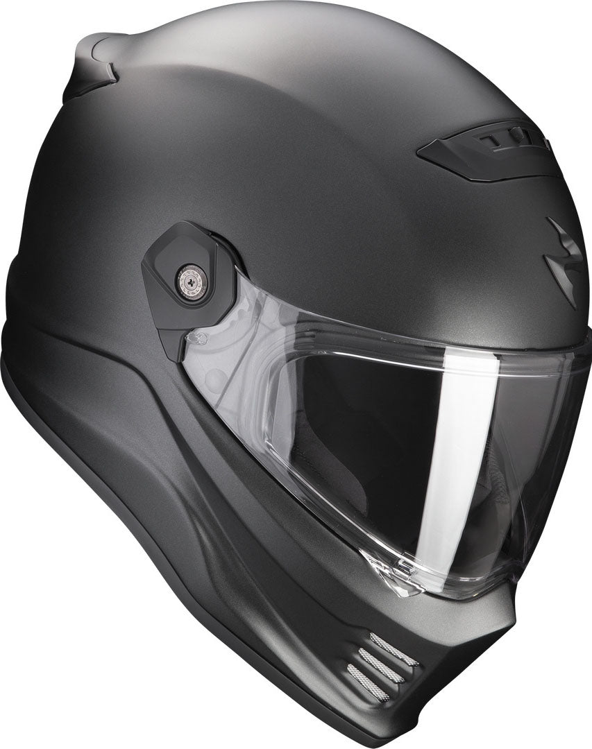 SCORPION CASCOS INTEGRALES COVERT FX SOLID NEGRO PERLA MATE