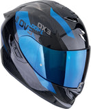 SCORPION CASCOS INTEGRALES EXO-1400 EVO II CARBON AIR PLATTED NEGRO AZUL