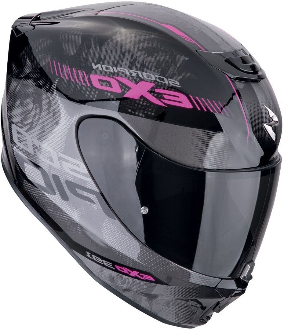 SCORPION CASCOS INTEGRALES EXO-391 AVA NEGRO ROSA