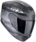 SCORPION CASCOS INTEGRALES EXO-391 AVA NEGRO MATE PLATA