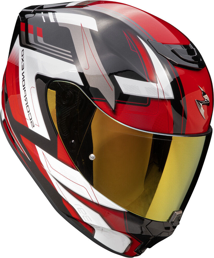 SCORPION CASCOS INTEGRALES EXO-391 CAPTOR NEGRO ROJO