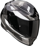 SCORPION CASCOS INTEGRALES EXO-491 ABILIS NEGRO PLATA BLANCO