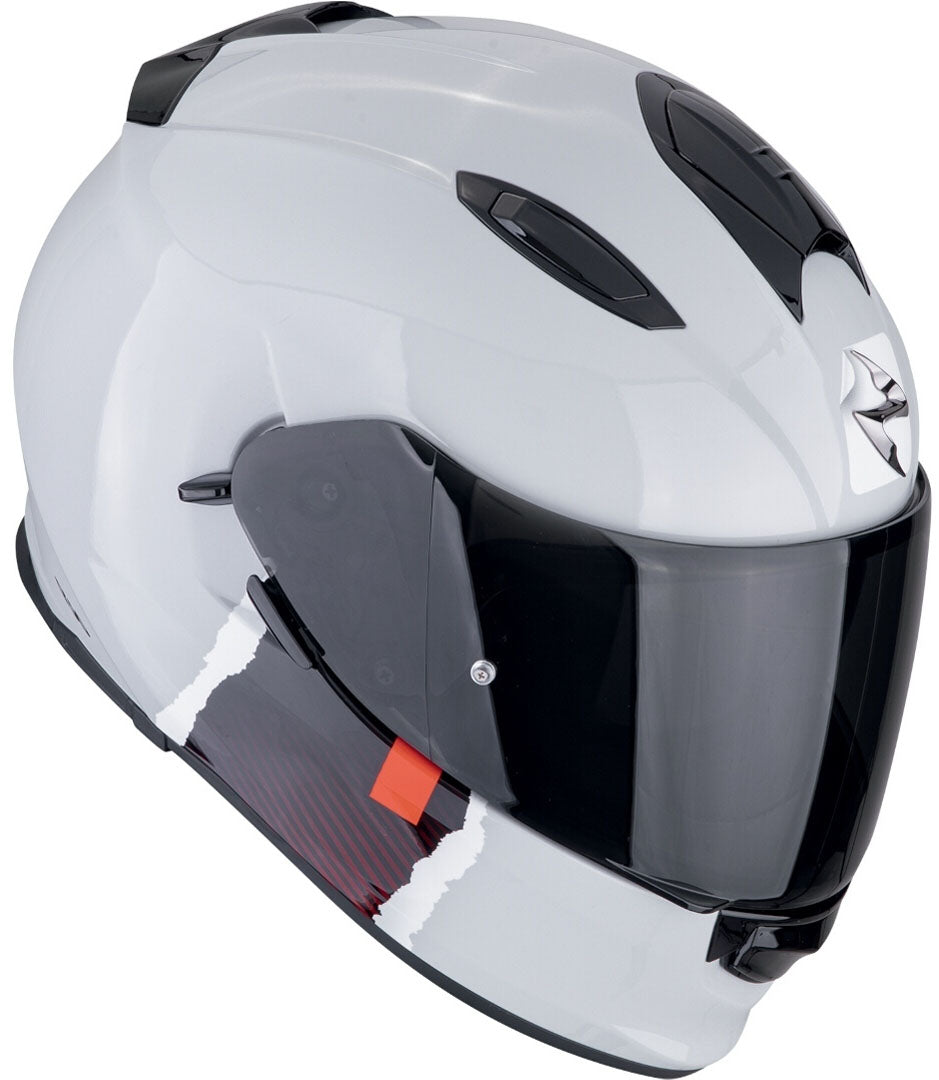 SCORPION CASCOS INTEGRALES EXO 491 CODE GRIS ROJO