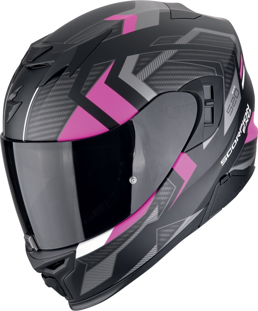SCORPION CASCOS INTEGRALES EXO-520 EVO AIR SENSUS NEGRO MATE ROSA