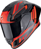 SCORPION EXO-R1 EVO AIR VITAL INTEGRAL CASCO Negro-Plata-Rojo