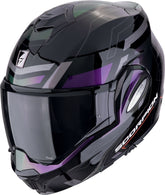 SCORPION EXO Tech Evo Conquer Turismo Casco modular Negro-Camaleon