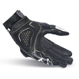 BELA ARMOUR PRO GUANT DE MOTO SHORT HOME NEGRE BLANC