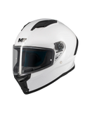 MT STINGER 2 PURE A0 CASCO INTEGRAL DE MOTO BLANCO PERLA BRILLO