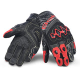 BELA ARMOUR PRO GUANT DE MOTO SHORT HOME NEGRE VERMELL