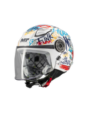 MT NINOS OF514 LITE CREW A5 CASCO ABERTO DE MOTO BRILLO