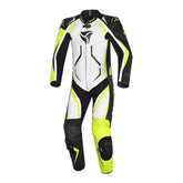 R-TECH DEFENDER GP 1 PC MONO DE MOTO BLANC NEGRE GROC FLOU