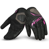 R-TECH RIDE GUANTS DE MOTO DONA NEGRE FUCSIA