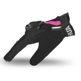 SHUA SHOT GUANTES DE MOTO TEXTILE MUJER NEGRO ROSA