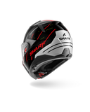 SHARK OXO SPEED-TECH Blanco Rojo NEGRO Casco De Moto