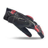 BELA ARMOUR PRO GUANT DE MOTO SHORT HOME NEGRE VERMELL