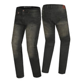 BELA STROKE JEANS DE MOTO HOMBRE 30L NEGRO KHAKI TINT