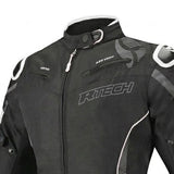 R-TECH KNIGHT RIDER 3 IN 1 TEXTIL CHAQUETA DE MOTO MUJE (CORTO) NEGRO ANTHRA BLANCO
