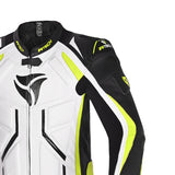 R-TECH DEFENDER GP 1 PC MONO DE MOTO BLANCO NEGRO AMARILLO FLOU