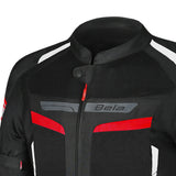 BELA SPRINTER TEXTIL KIDS JAQUETE DE MOTO NEGRO ROJO
