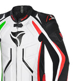 R-TECH DEFENDER GP 1 PC MONO DE MOTO NEGRO BLANCO ROJO VERDE