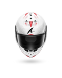 SHARK SKWAL CUP SPEED-TECH Blanco Rojo NEGRO Casco De Moto