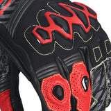 BELA ARMOUR PRO GUANT DE MOTO SHORT HOME NEGRE VERMELL