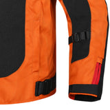 R-TECH SPIRAL MESH CHAQUETA DE MOTO VERANO HOMBRE NEGRO NARANJA