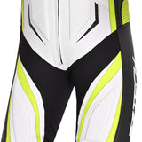 R-TECH DEFENDER GP 1 PC MONO DE MOTO BLANCO NEGRO AMARILLO FLOU