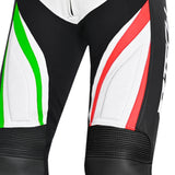 R-TECH DEFENDER GP 1 PC MONO DE MOTO NEGRO BLANCO ROJO VERDE