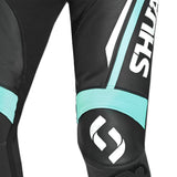 SHUA INFINITY 1PC MONO DE MOTO MUJER NEGRO BLANCO TURQUISE