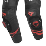 R-TECH DEFENDER GP 1 PC MONO DE MOTO HOMBRE NEGRO BLANCO ROJO