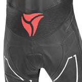 R-TECH DEFENDER GP 1 PC MONO DE MOTO HOMBRE NEGRO BLANCO ROJO