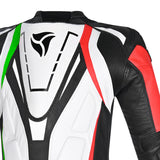 R-TECH DEFENDER GP 1 PC MONO DE MOTO NEGRO BLANCO ROJO VERDE