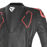 R-TECH DEFENDER GP 1 PC MONO DE MOTO HOMBRE NEGRO BLANCO ROJO