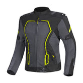 BELA ARTREX AIR 2.0 JAQUETE DE MOTO NEGRO GRIS F AMARILLO