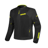 SHUA GRAVITY LITE TEXTIL JAQUETE DE MOTO HOME NEGRE GROC